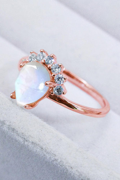 925 Sterling Silver Moonstone Ring Carauana Store
