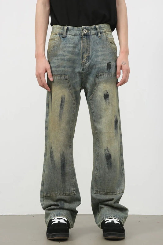 Men's Mid Rise Loose Fit Jeans Carauana Store