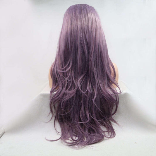 13*3" Lace Front Wigs Synthetic Long Wavy 24" 130% Density Carauana Store