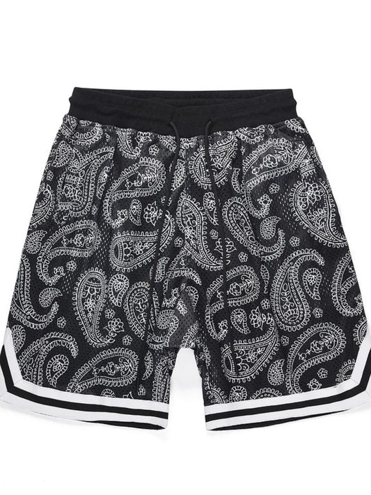 Men's Drawstring Printed Shorts Carauana Store