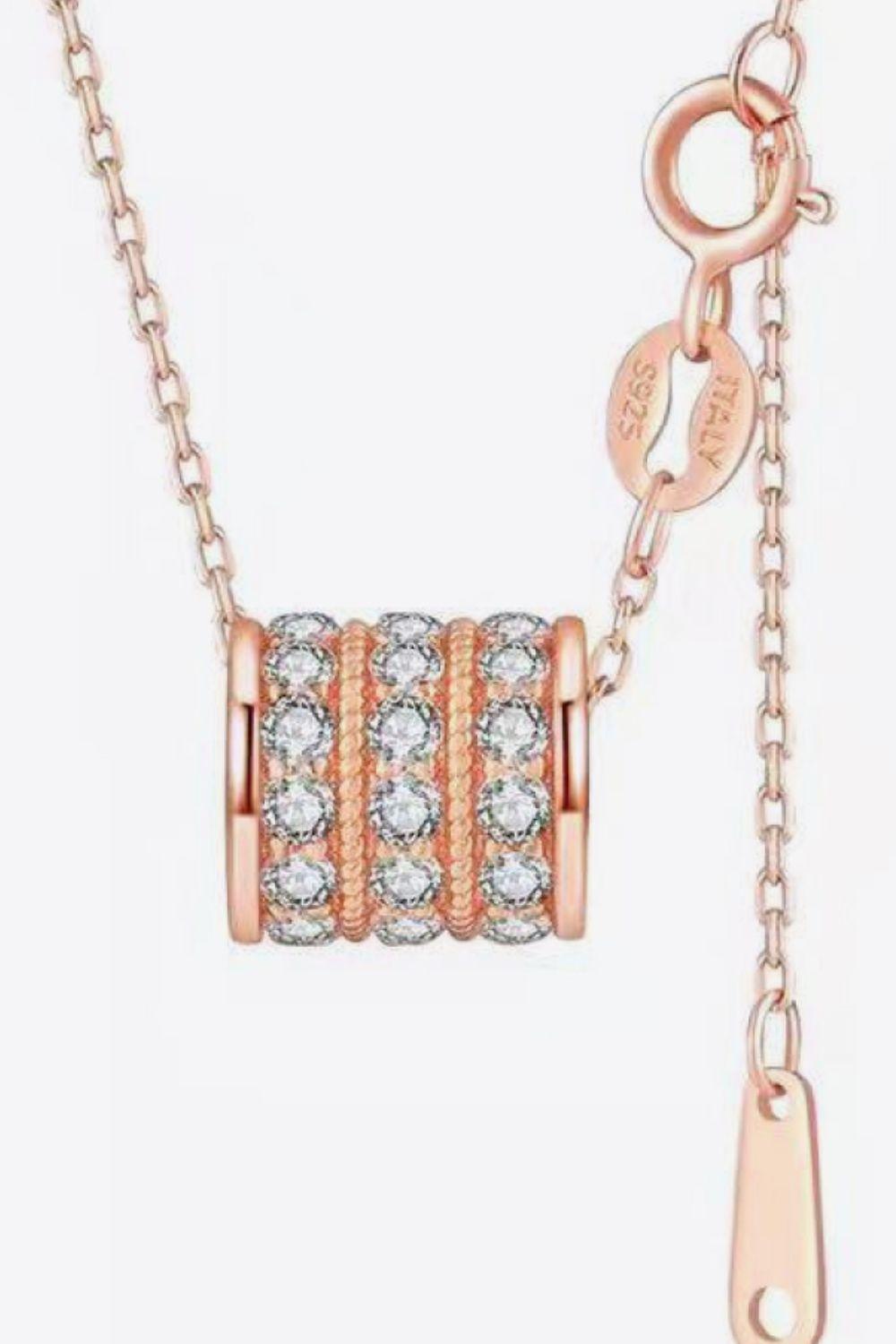 Moissanite 925 Sterling Silver Necklace Carauana Store