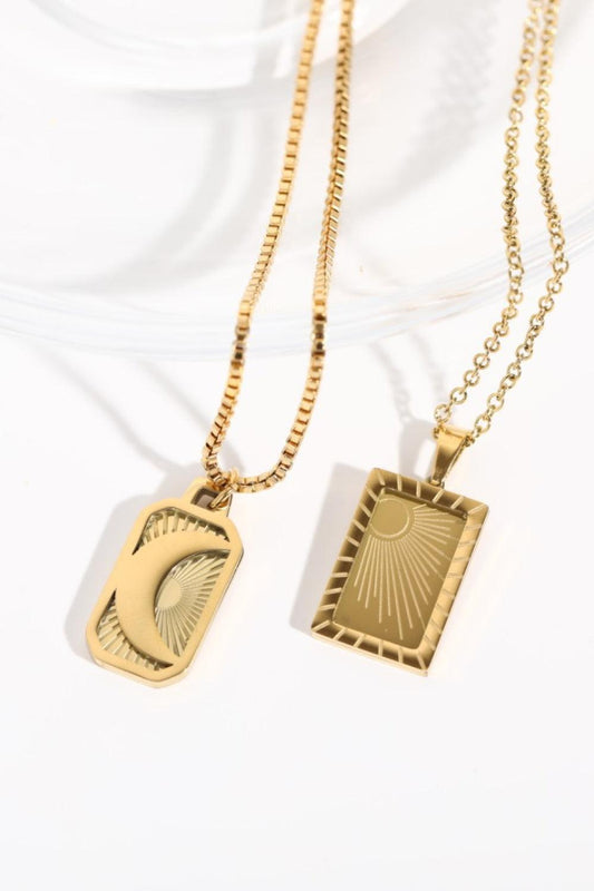 Stainless Steel 18K Gold-Plated Necklace Carauana Store