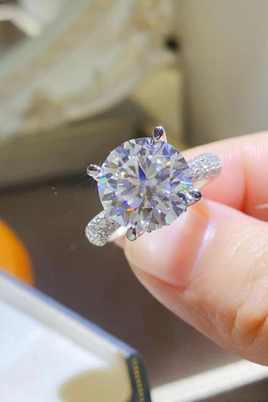 5 Carat Moissanite 925 Sterling Silver Ring Carauana Store