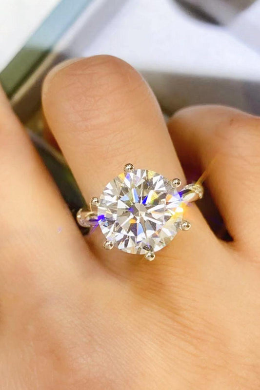 5 Carat Moissanite 6-Prong Ring Carauana Store