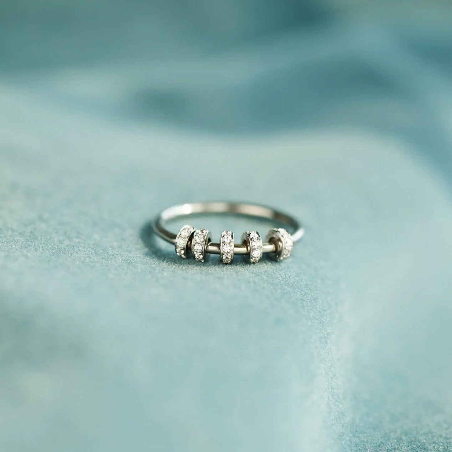 Inlaid Zircon 925 Sterling Silver Ring Carauana Store