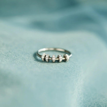 Inlaid Zircon 925 Sterling Silver Ring Carauana Store