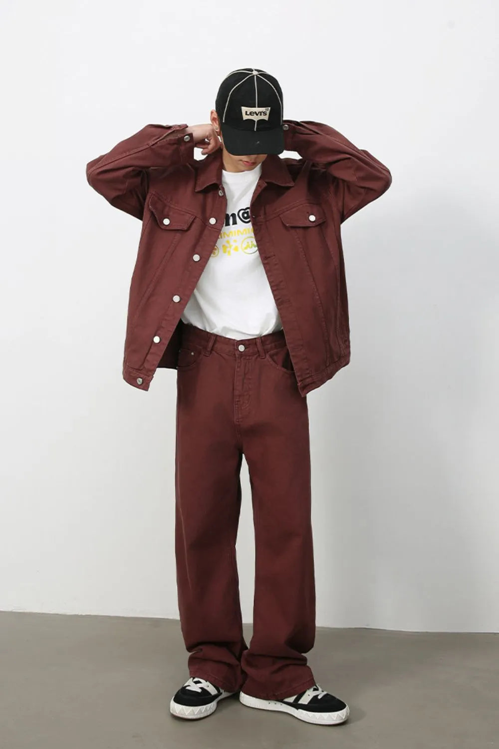 Men's Mid Rise Baggy Jeans