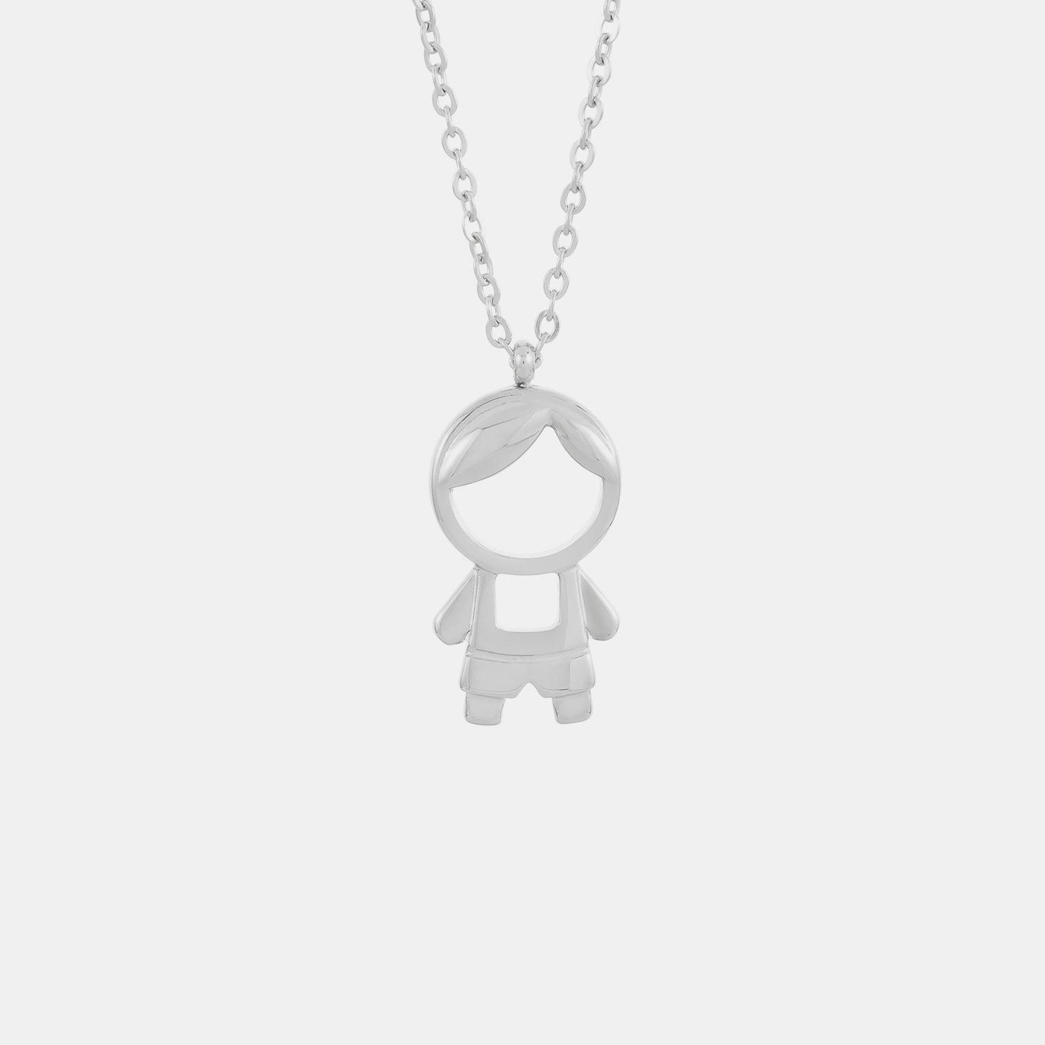 Pendant Rhinestone Stainless Steel Necklace Carauana Store
