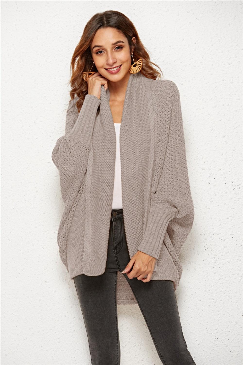 Angel Wings Open Front Batwing Sleeve Cardigan Carauana Store
