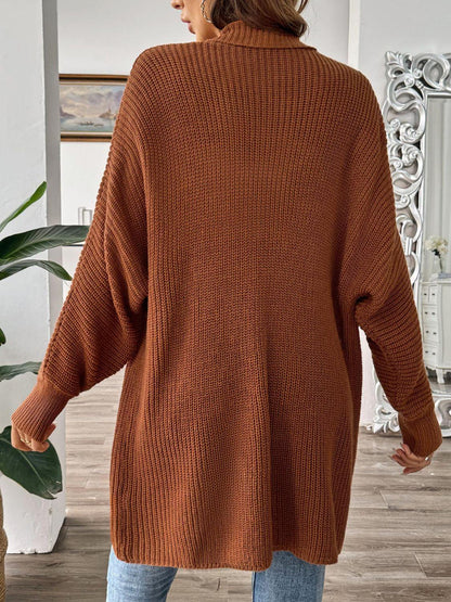 Open Front Long Sleeve Cardigan Carauana Store