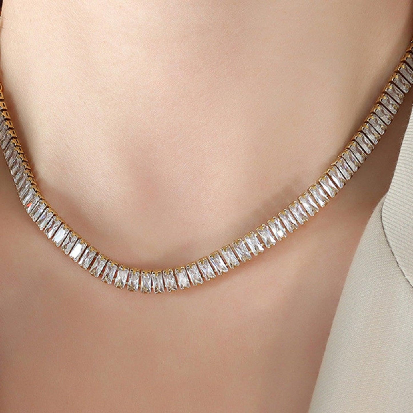 Titanium Steel Gold-Plated Necklace Carauana Store