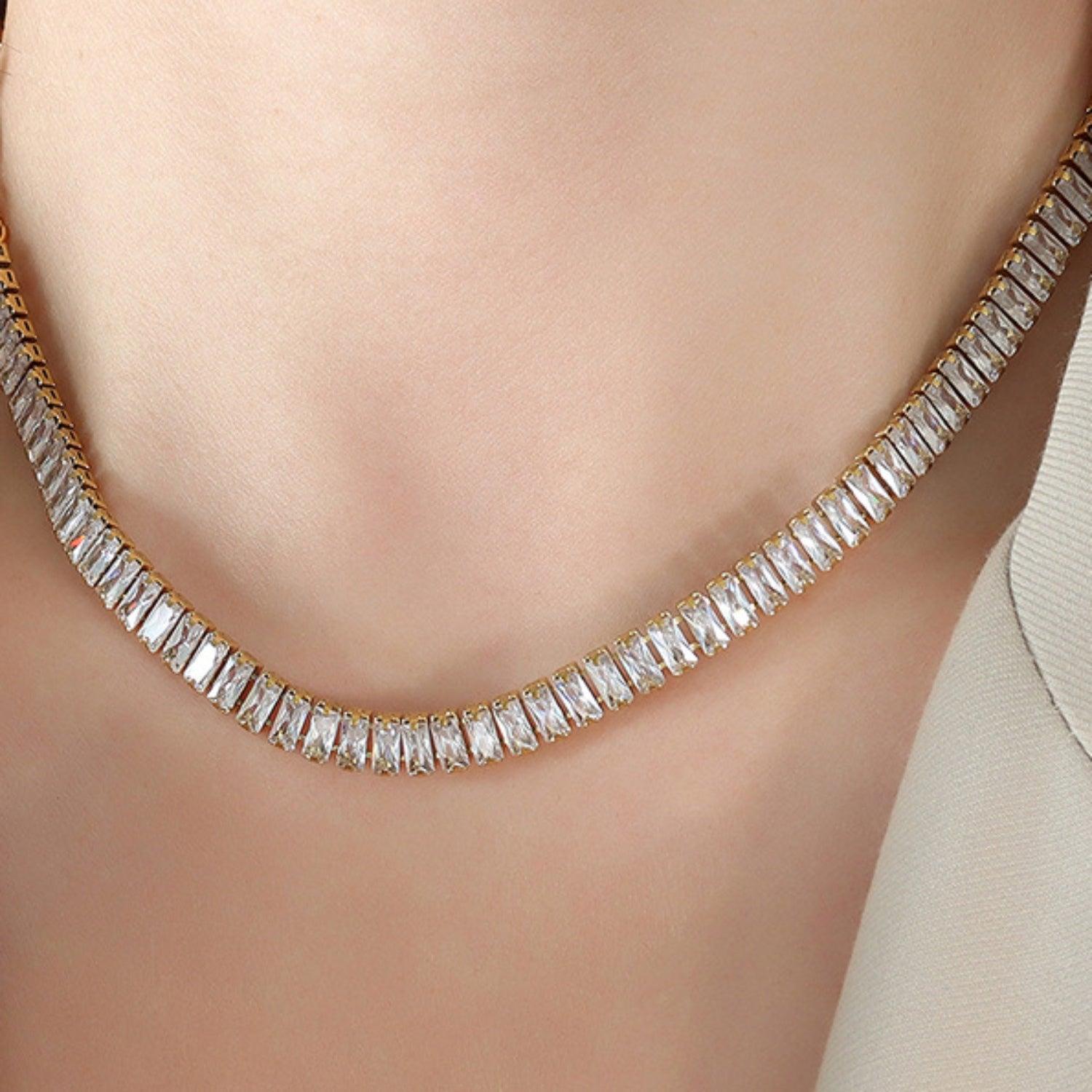 Titanium Steel Gold-Plated Necklace Carauana Store