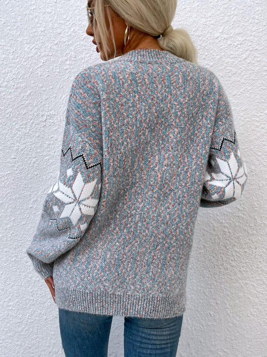 Heathered Pocketed Button Up Cardigan Carauana Store