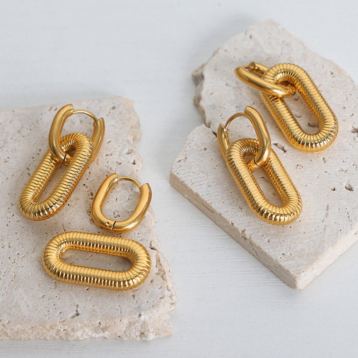 Titanium steel Dangle Earrings Carauana Store