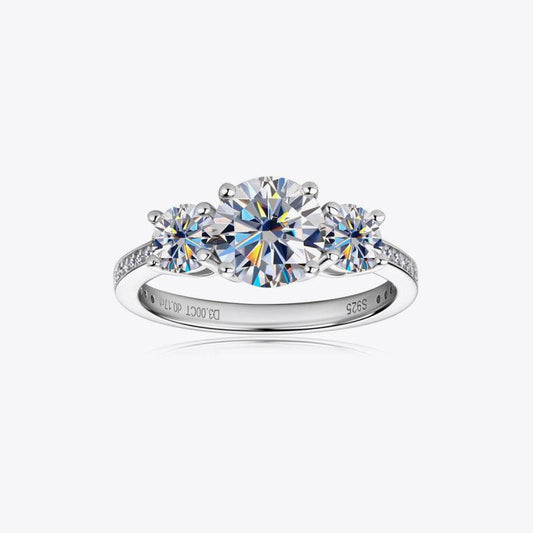 3 Carat Moissanite 925 Sterling Silver Ring Carauana Store