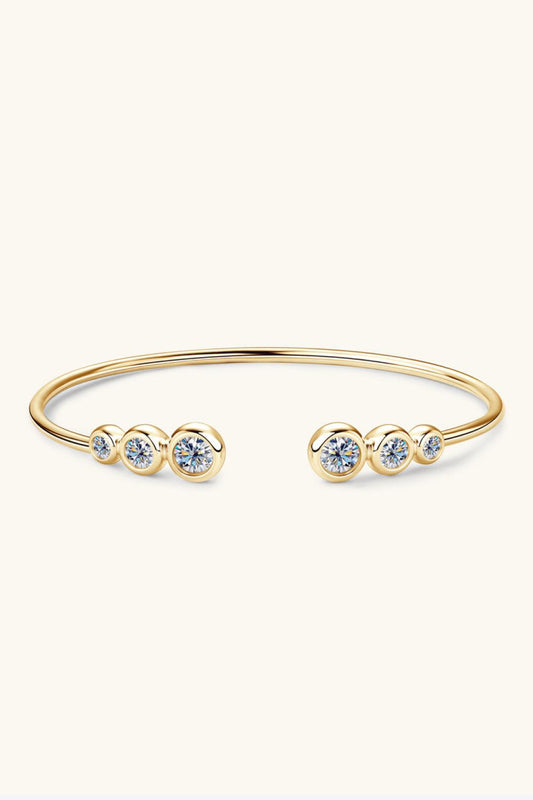 1.8 Carat Moissanite 925 Sterling Silver Bracelet Carauana Store