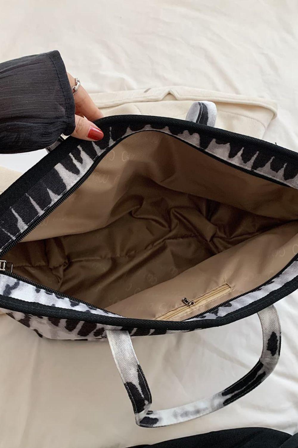 Printed PU Leather Tote Bag Carauana Store