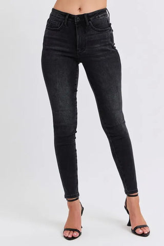 Judy Blue Full Size Mid Rise Tummy Control Skinny Jeans Plus Size