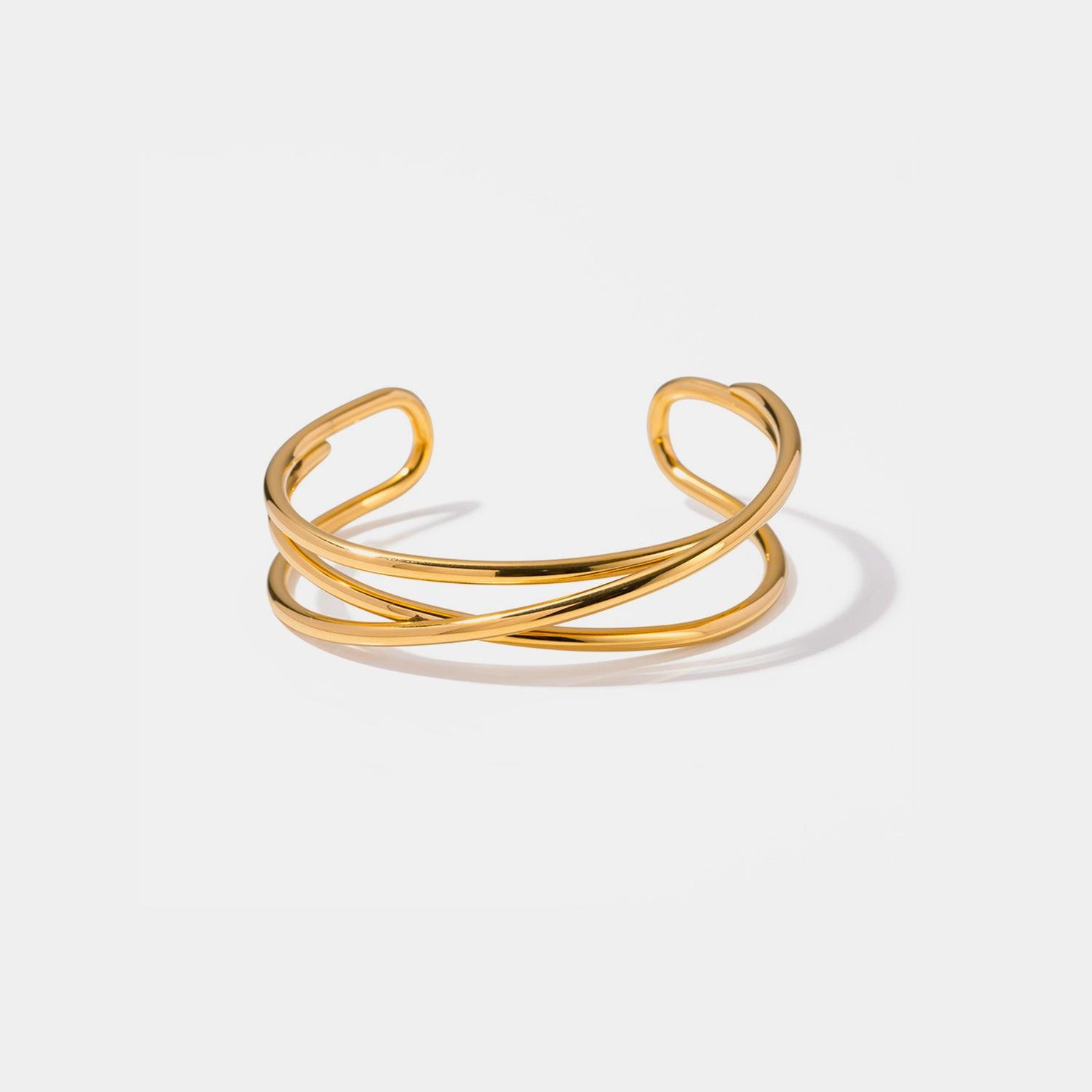 Minimalist Stainless Steel Cuff Bracelet Carauana Store