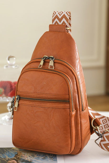 Adored It's Your Time PU Leather Sling Bag Carauana Store