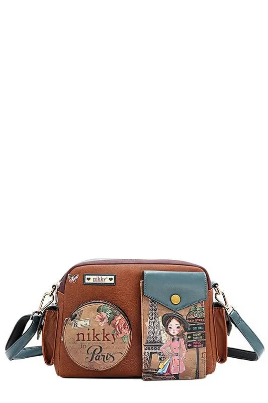 Nicole Lee USA Multi Pocket Messenger Bag Carauana Store
