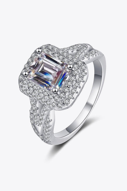 Can't Stop Your Shine 2 Carat Moissanite Ring Carauana Store