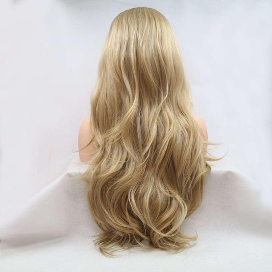 13*3" Lace Front Wigs Synthetic Long Wavy 24" 130% Density Carauana Store