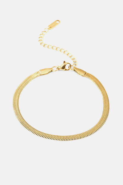 Herringbone Chain Stainless Steel Bracelet Carauana Store