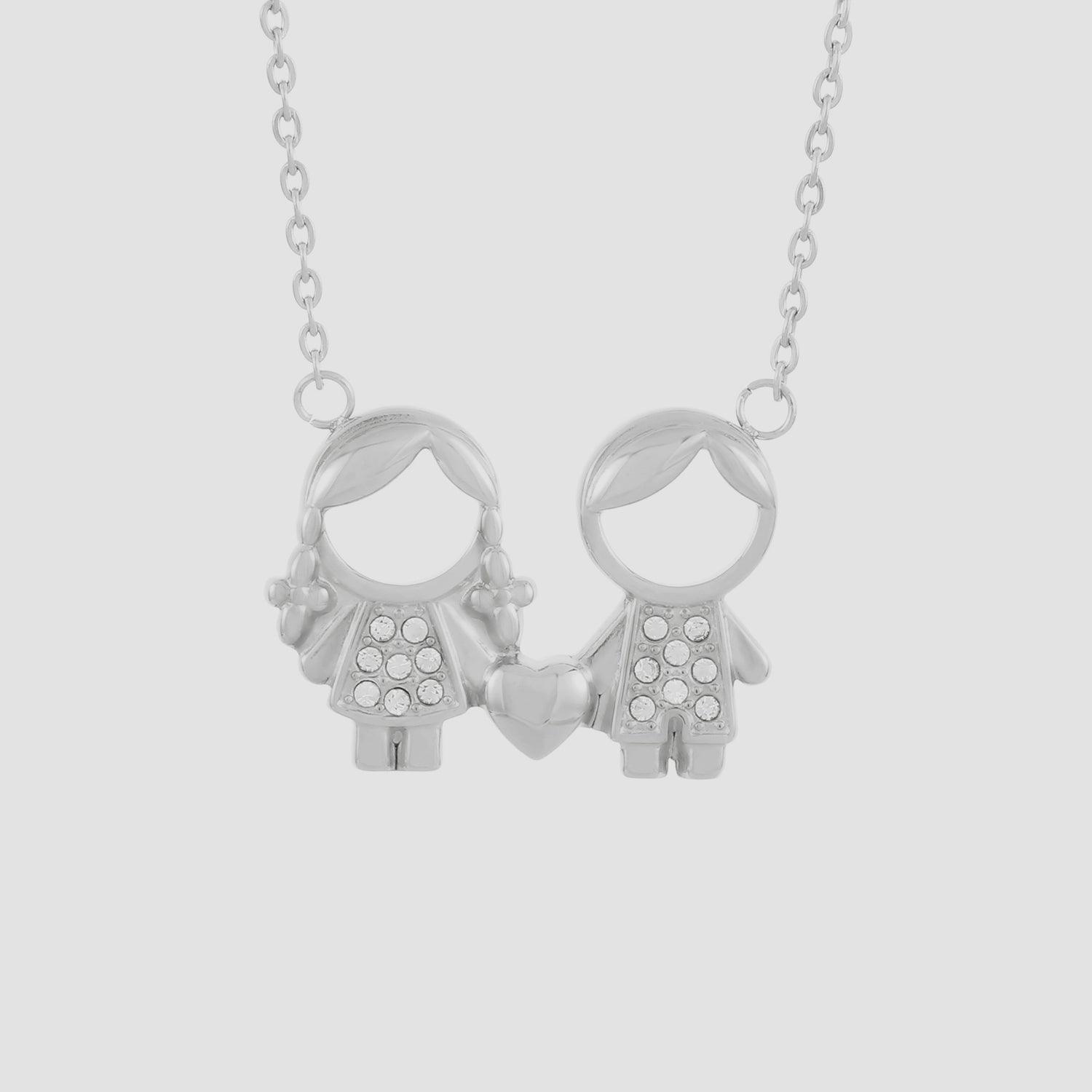 Pendant Rhinestone Stainless Steel Necklace Carauana Store