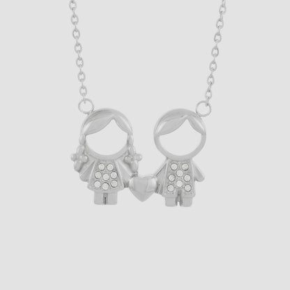 Pendant Rhinestone Stainless Steel Necklace Carauana Store