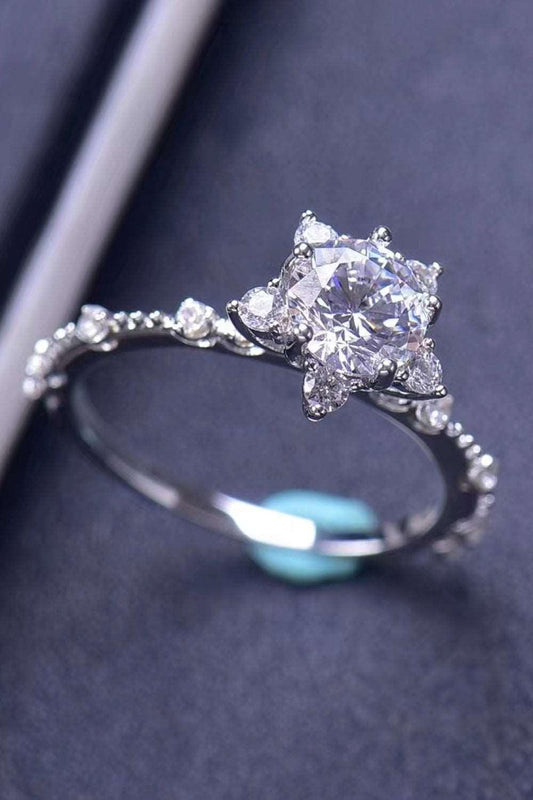 1 Carat Moissanite 6-Prong Ring Carauana Store