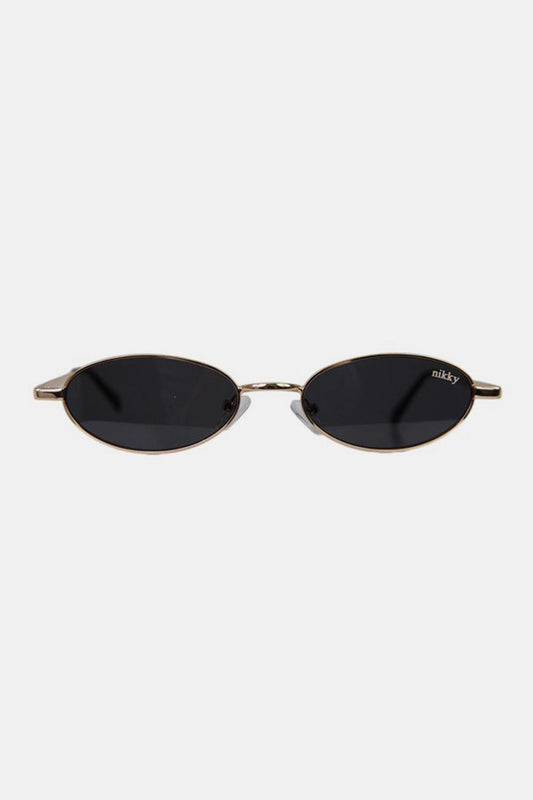 Nicole Lee USA Metal Frame Finley Oval Sunglasses Carauana Store