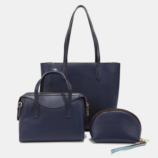 Nicole Lee USA 3-Piece Color Block Handbag Set Carauana Store