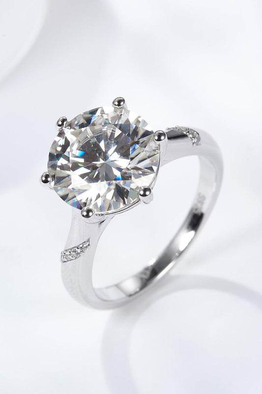 5 Carat Moissanite Solitaire Ring Carauana Store
