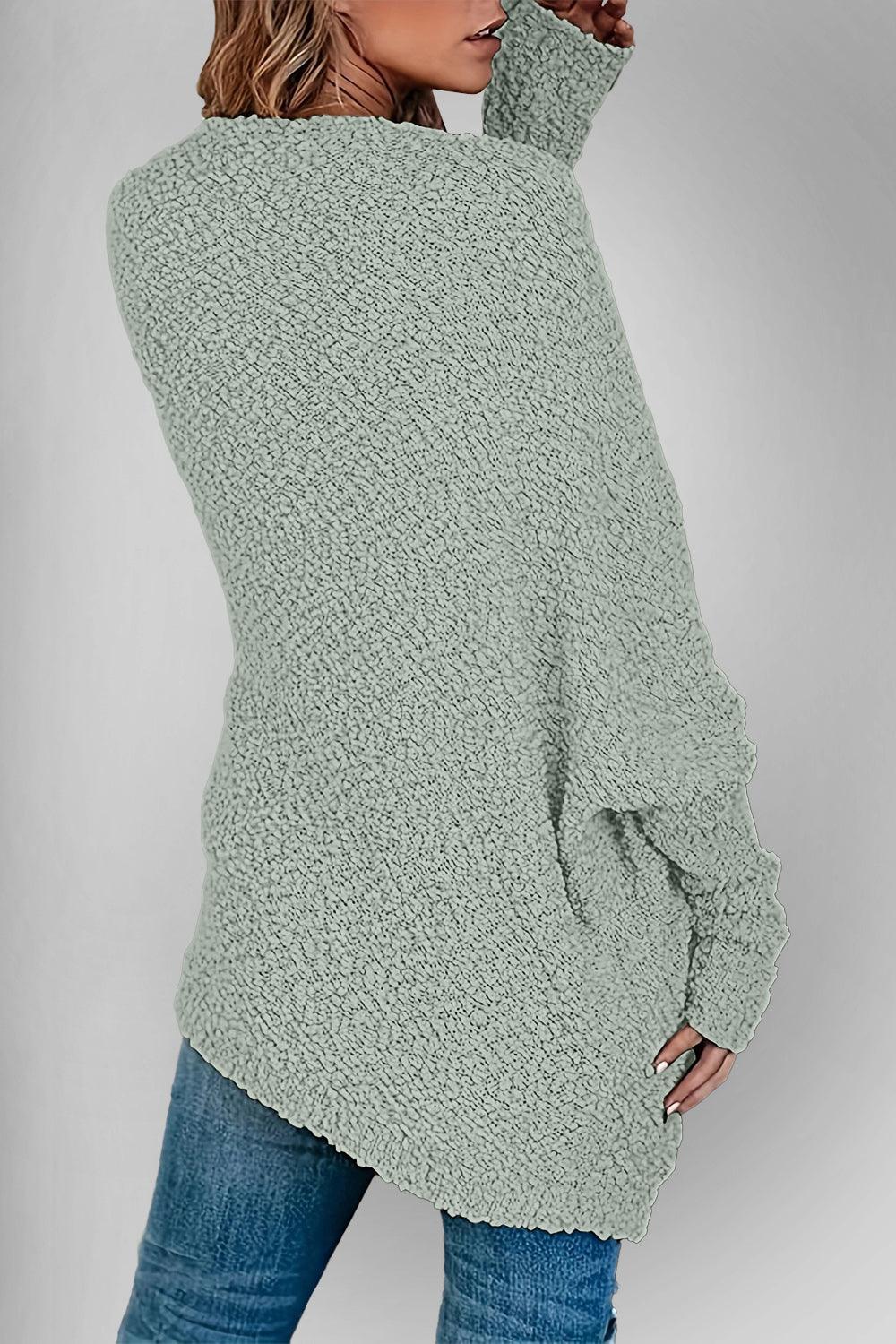 Double Take Pocketed Open Front Long Sleeve Cardigan Carauana Store