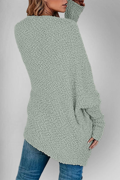 Double Take Pocketed Open Front Long Sleeve Cardigan Carauana Store