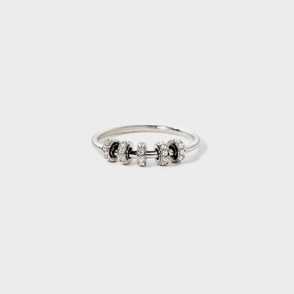 Inlaid Zircon 925 Sterling Silver Ring Carauana Store