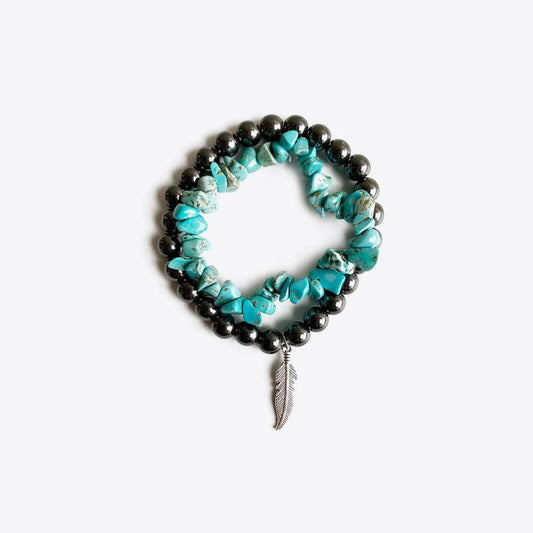 Turquoise Alloy Bracelet Carauana Store