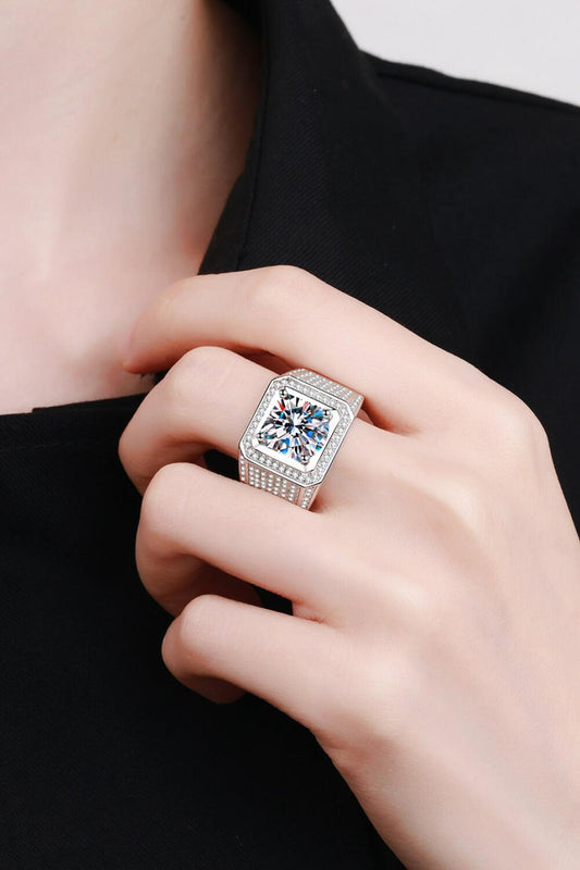 Bring It Home 925 Sterling Silver Moissanite Ring Carauana Store