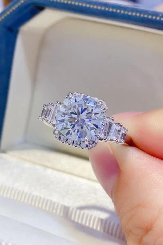 3 Carat Moissanite 925 Sterling Silver Ring Carauana Store