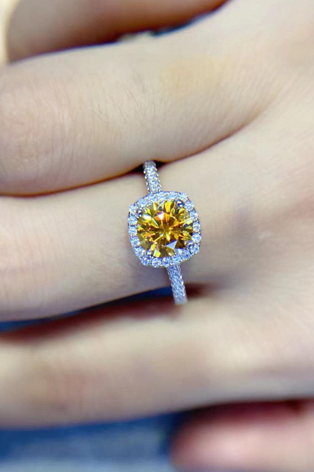 Feel Your Love 3 Carat Moissanite Ring Carauana Store