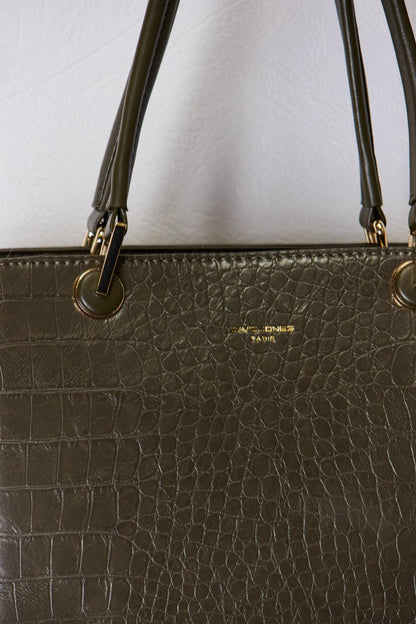 David Jones Texture PU Leather Handbag Carauana Store