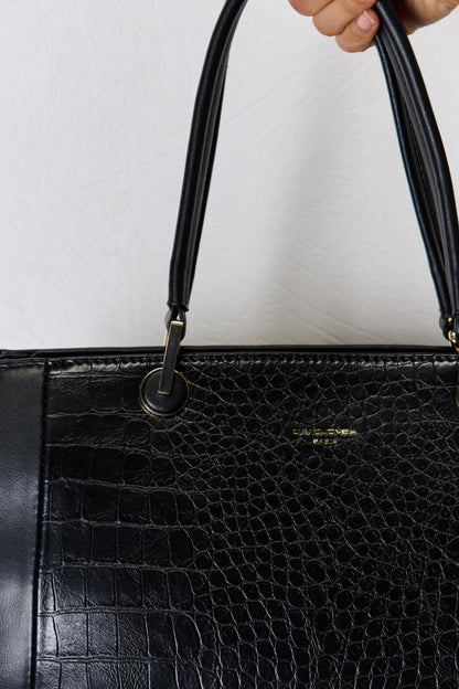 David Jones Texture PU Leather Handbag Carauana Store