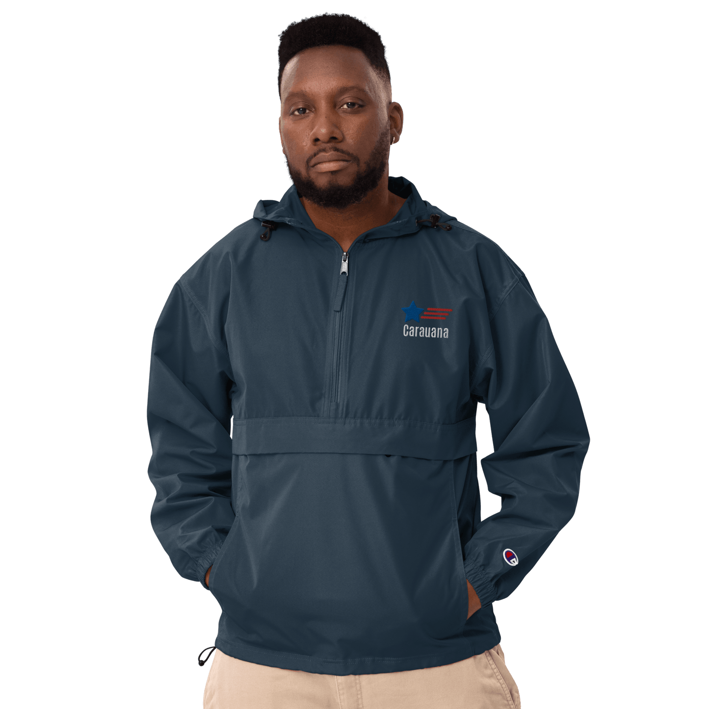 Embroidered Champion Packable Jacket