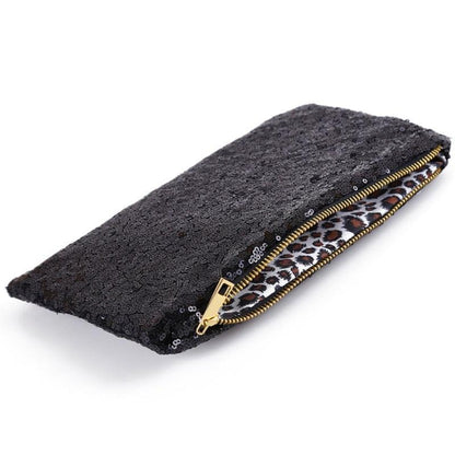 Evening Clutch Bag Glitter Sequin Handbag