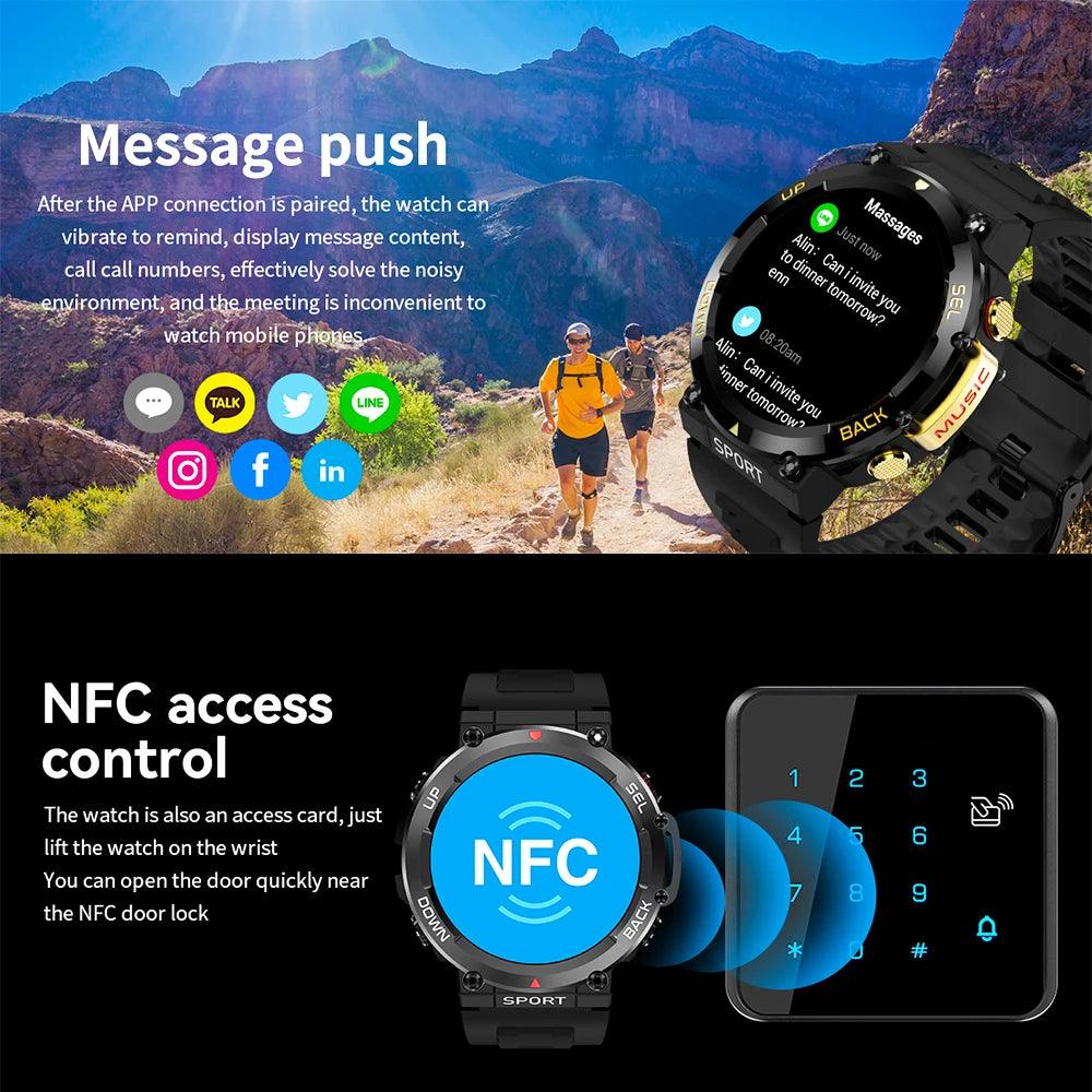 LEMFO Music Smartwatch Bluetooth Call sports NFC|Your Ultimate Health and Fitness Companion