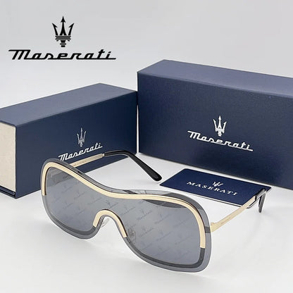 Maserati sunglasses with branded case and box