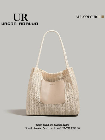 Beach-Ready Fashion: Ur Simple Straw Bag – Your Vacation Essential