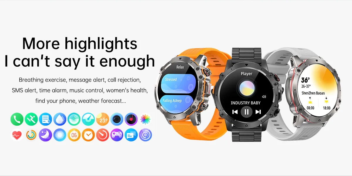 LEMFO Falcon Smartwatch: A Fusion of Style and Intelligence - Carauana Store