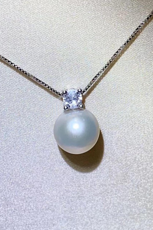 Freshwater Pearl 925 Sterling Silver Necklace Carauana Store